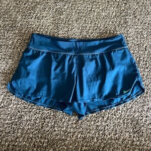 Nike running shorts.